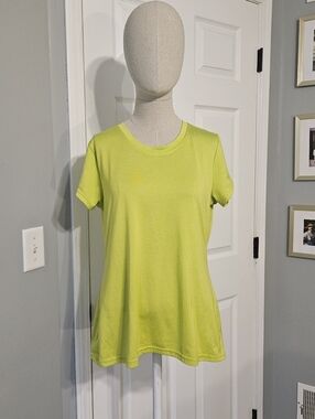 Champion Lime Green Short Sleeve Crewneck Tee